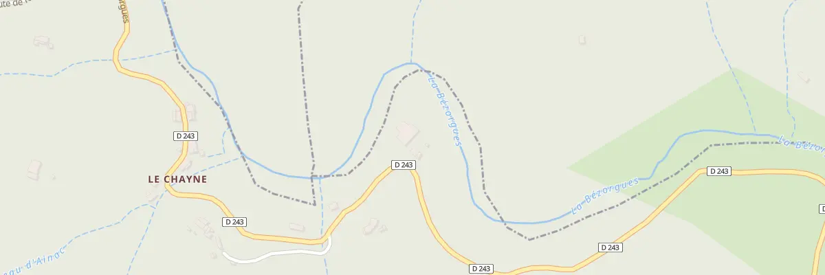 Plan du 5113 Les Peyries à Juvinas