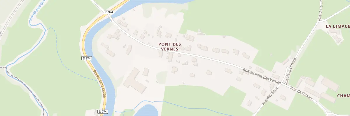 Plan du 19 Rue du Pont des Vernes à Pouilloux