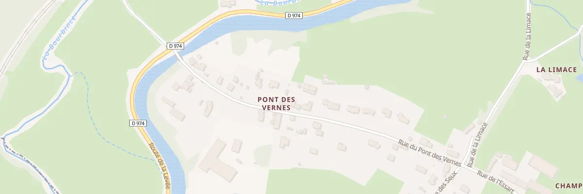 Plan du 18 Rue du Pont des Vernes à Pouilloux