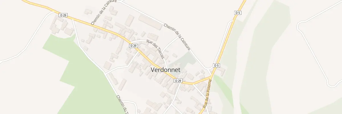 Plan du 2 Rue des Tierces à Verdonnet