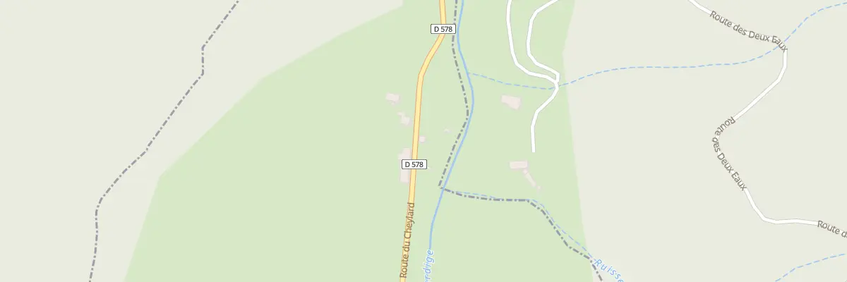 Plan du 8798 Rte du Cheylard à Mézilhac