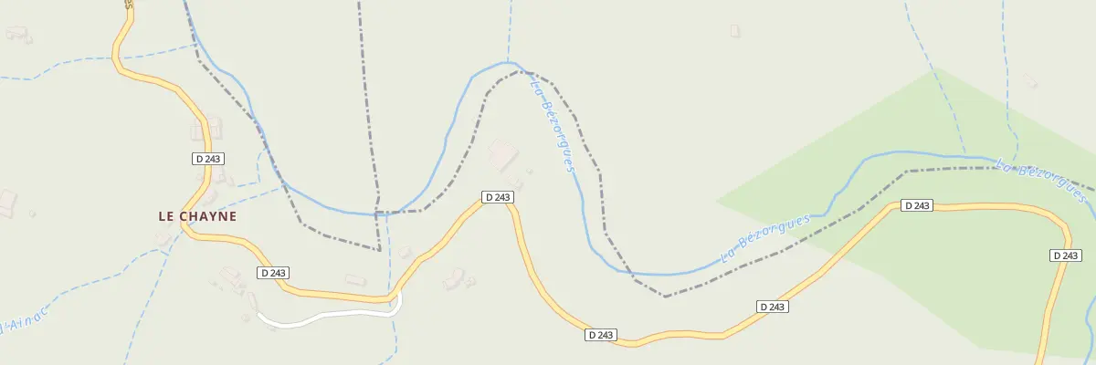 Plan du 5175 Les Peyries à Juvinas