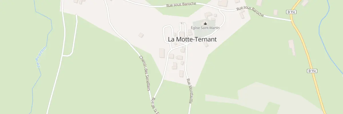 Plan du 1 Rue de la Forge à La Motte-Ternant