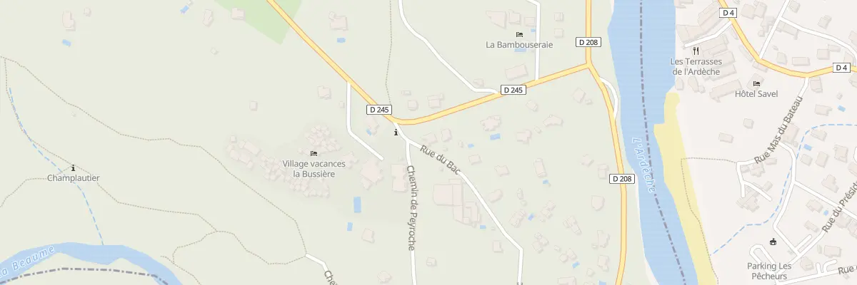 Plan du 5516 Peyroche à Labeaume