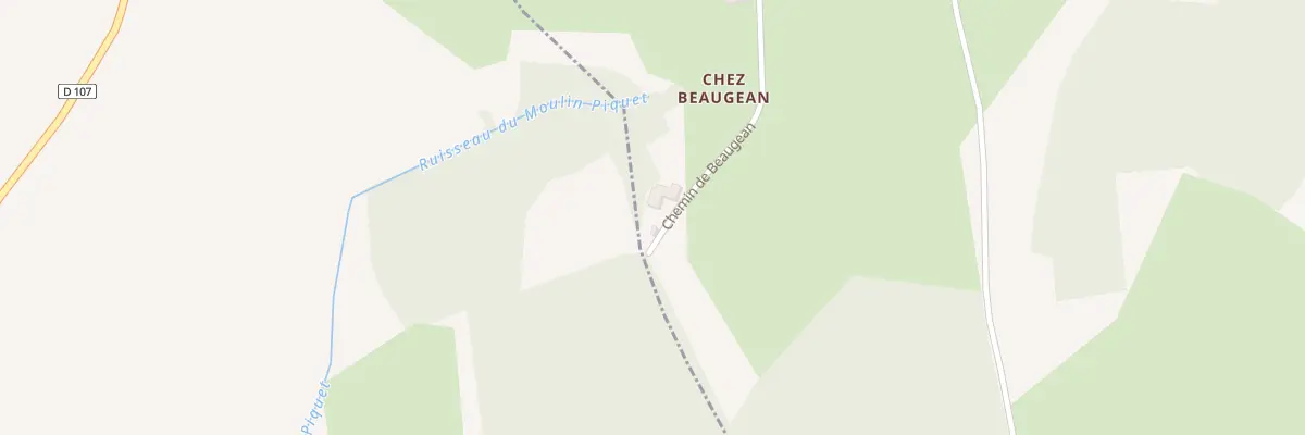 Plan du 5222 Chez Beaugean à Violay