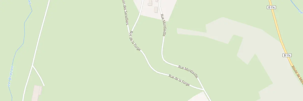 Plan du 9001 Rue de Montlaville à La Motte-Ternant