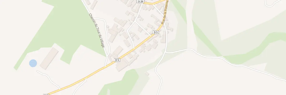 Plan du 7 Rue de la Poterne à Verdonnet