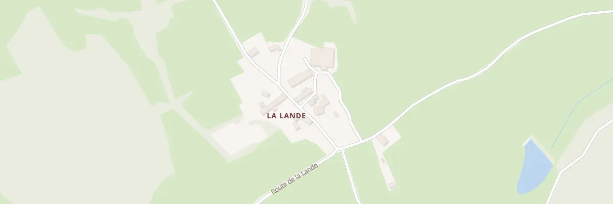Plan du 726 Rte de la Lande à Curbigny