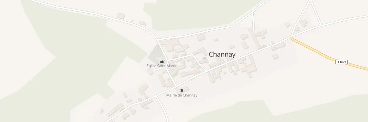 Plan du 6 Rue Vaillère à Channay