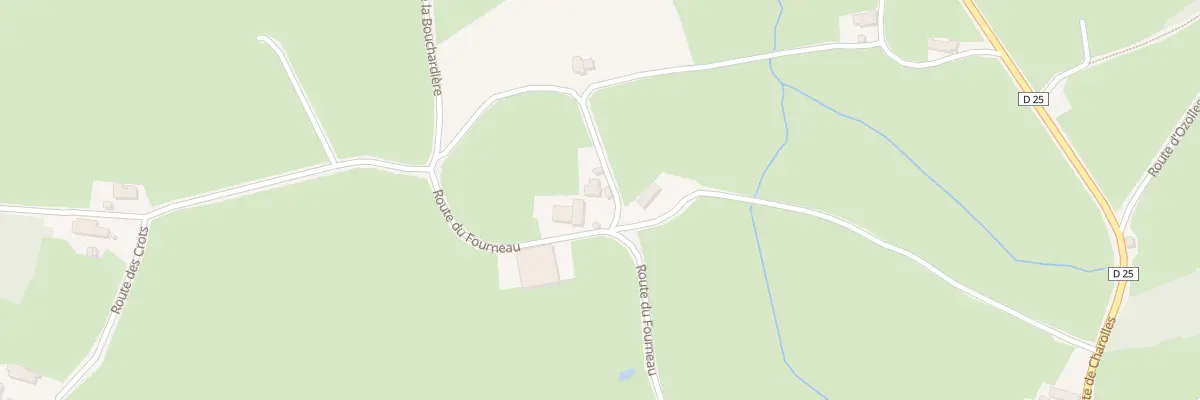 Plan du 450 Rte du Fourneau à Colombier-en-Brionnais