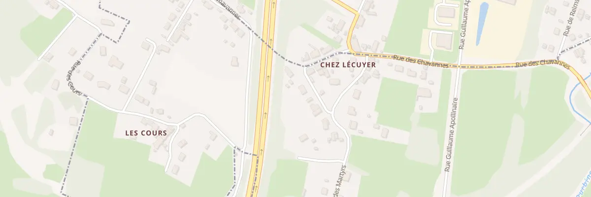 Plan du 3 Che Dit des Vieux Buissons à Saint-Vallier