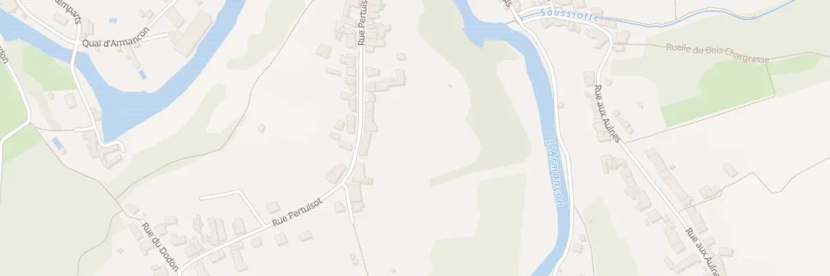 Plan du 53 Rue Pertuisot à Semur-en-Auxois