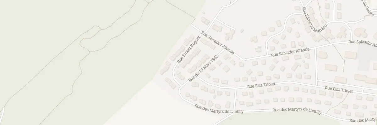 Plan du 12 Rue Ernest Boguet à Montbard