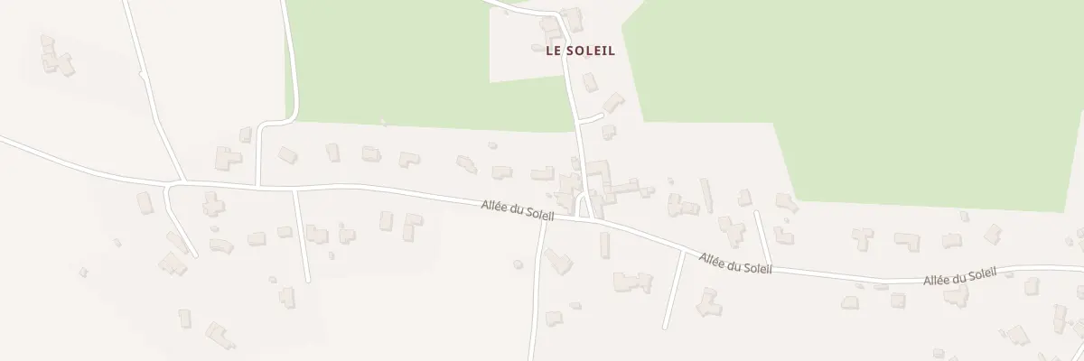 Plan du 38 All du Soleil à La Fouillouse