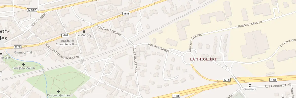 Plan du 4 Rue de l’Europe au Chambon-Feugerolles