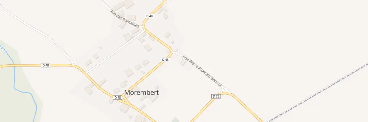Plan du 1 Rue Pierre Aderald Bonnot à Morembert