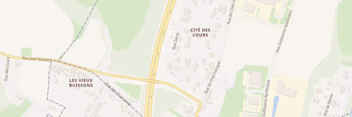 Plan du 39 Rue Darcy à Montceau-les-Mines
