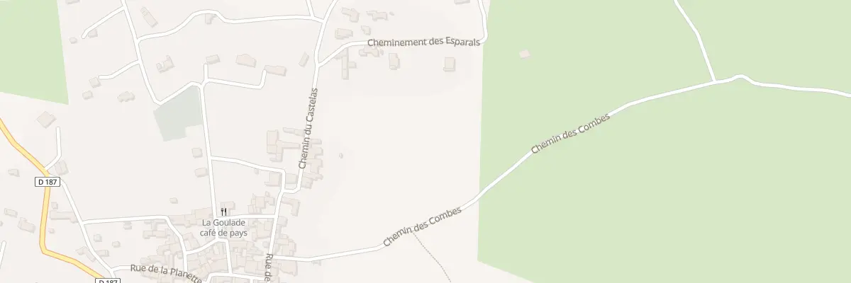 Plan du 5162 Chem des Esparals à Fons-sur-Lussan