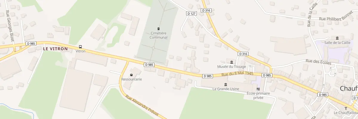 Plan du 52 Rue du 8 Mai 1945 à Chauffailles