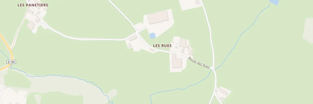 Plan du 640 Rte des Rues à Colombier-en-Brionnais