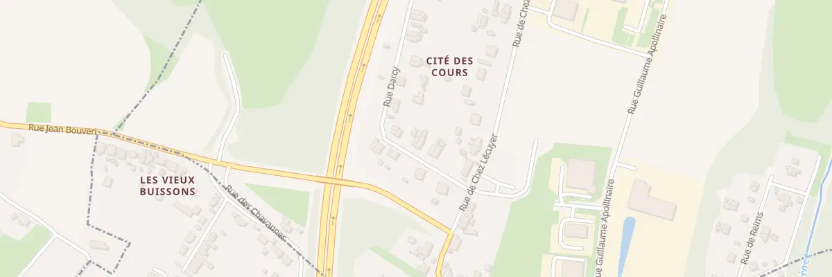 Plan du 43 Rue Darcy à Montceau-les-Mines