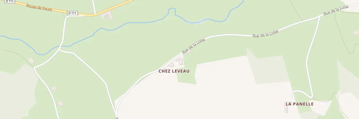 Plan du 687 Rue de la Loise à Essertines-en-Donzy