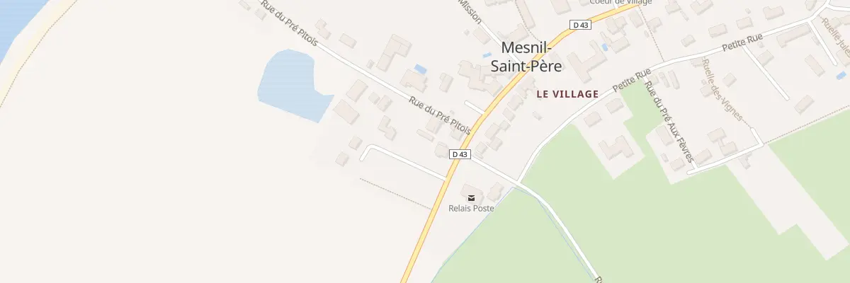 Plan du 3 Rue du 28 Août 1944 à Mesnil-Saint-Père