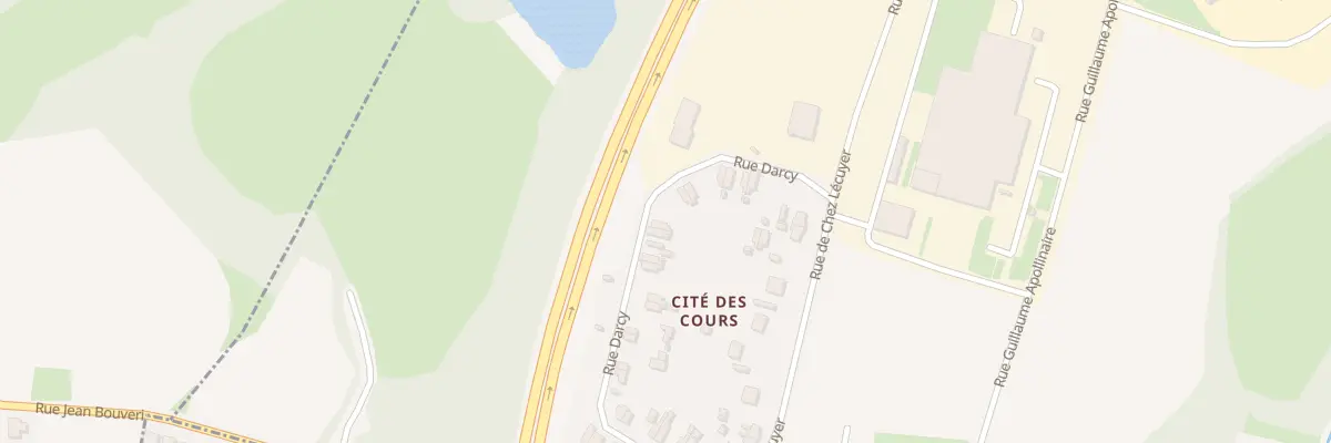 Plan du 19 Rue Darcy à Montceau-les-Mines