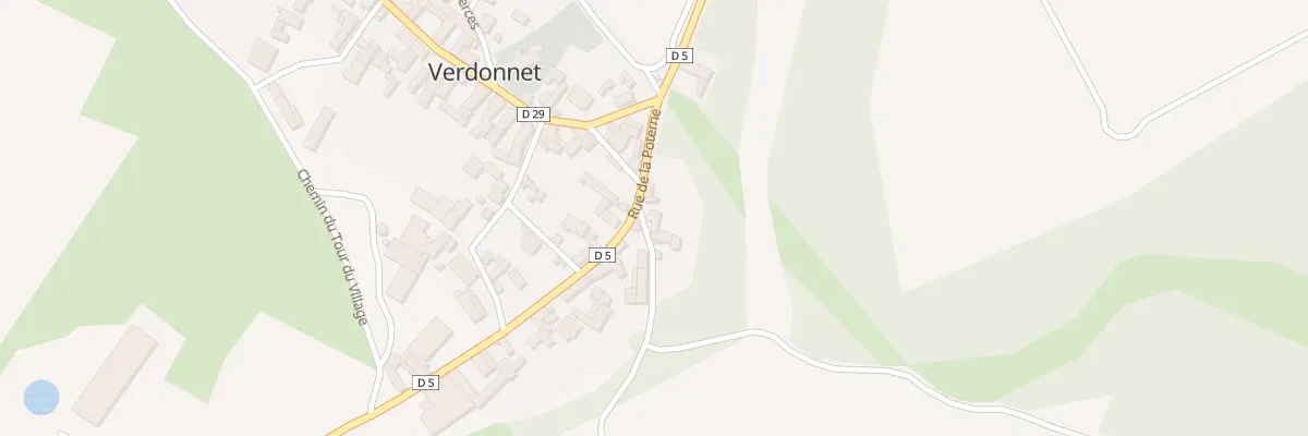 Plan du 1 Rue du Grillon à Verdonnet