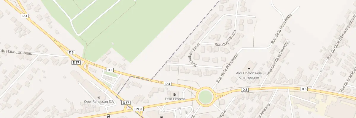 Plan du 26 Rue Robert Binet à Châlons-en-Champagne