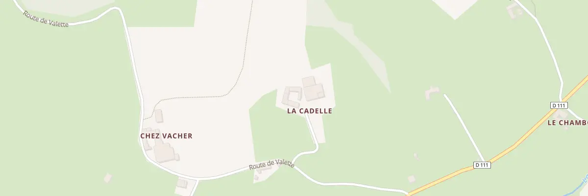 Plan du 212 Rte de Valette à Essertines-en-Donzy