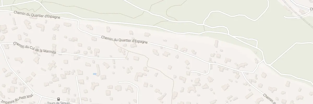 Plan du 1335 Che du Qrt d’Espagne à Nîmes