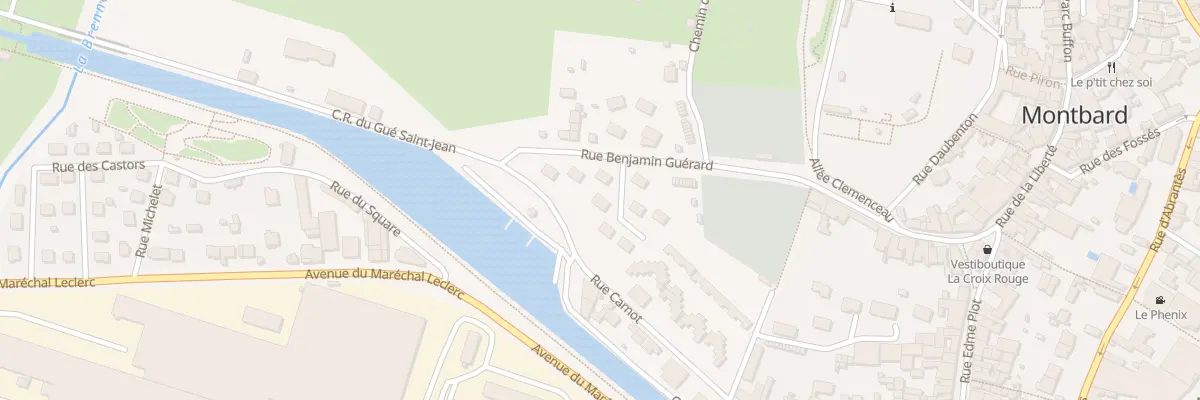 Plan du 39 Rue Benjamin Guérard à Montbard