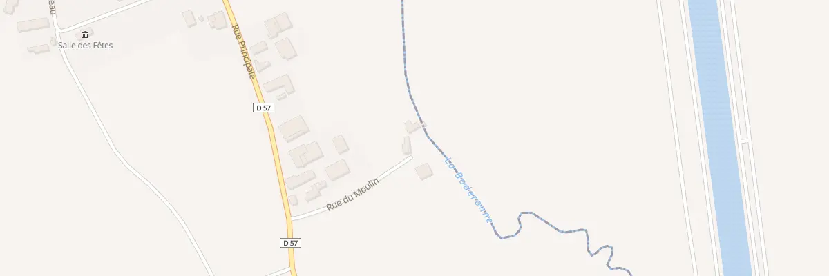 Plan du 3 Rue du Moulin à Marolles-lès-Bailly
