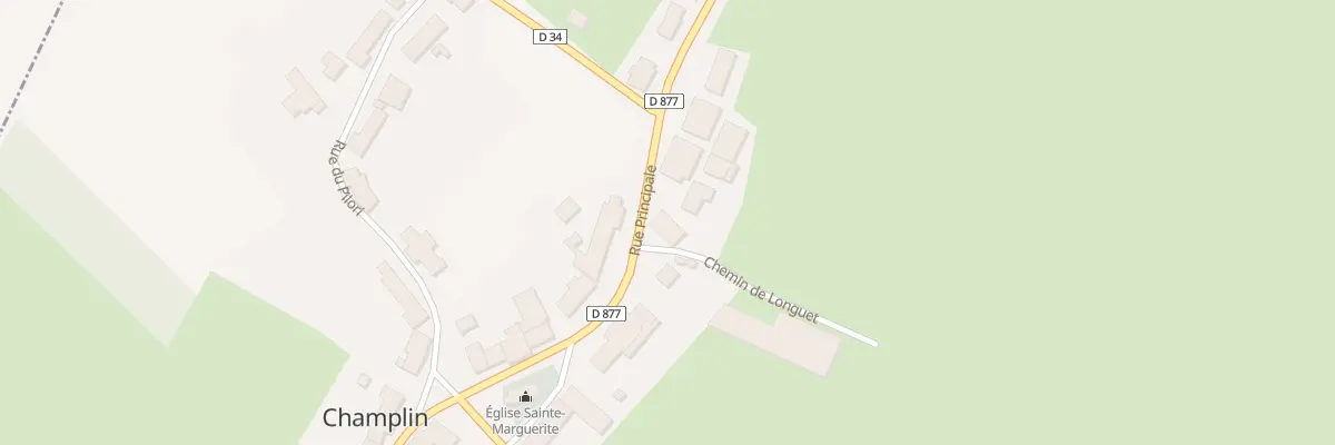 Plan du 1 Rue Principale à Champlin