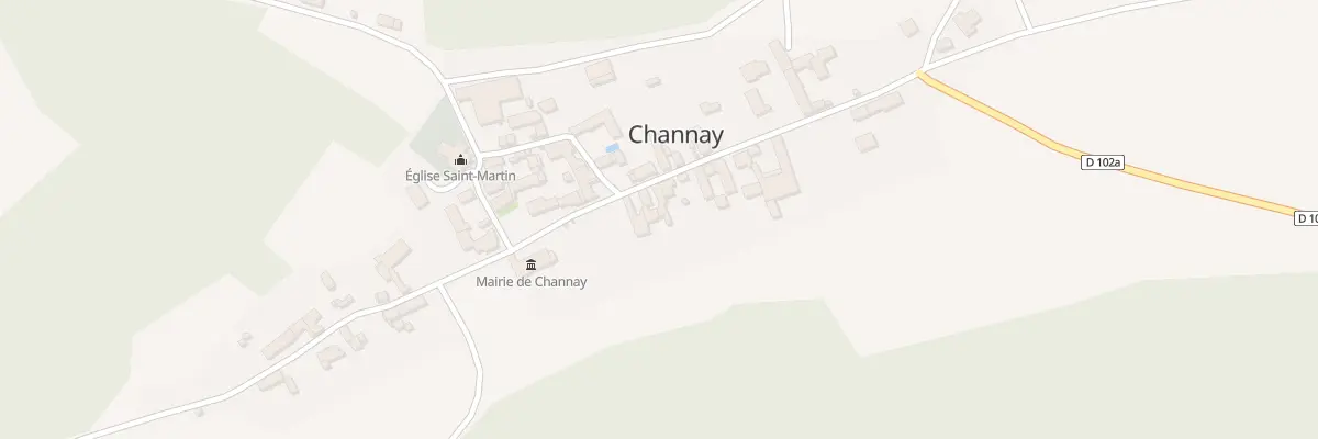 Plan du 8 Rue d’En Bas à Channay