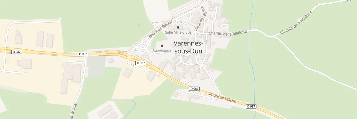 Plan du 2 Imp de la Fontaine à Varennes-sous-Dun