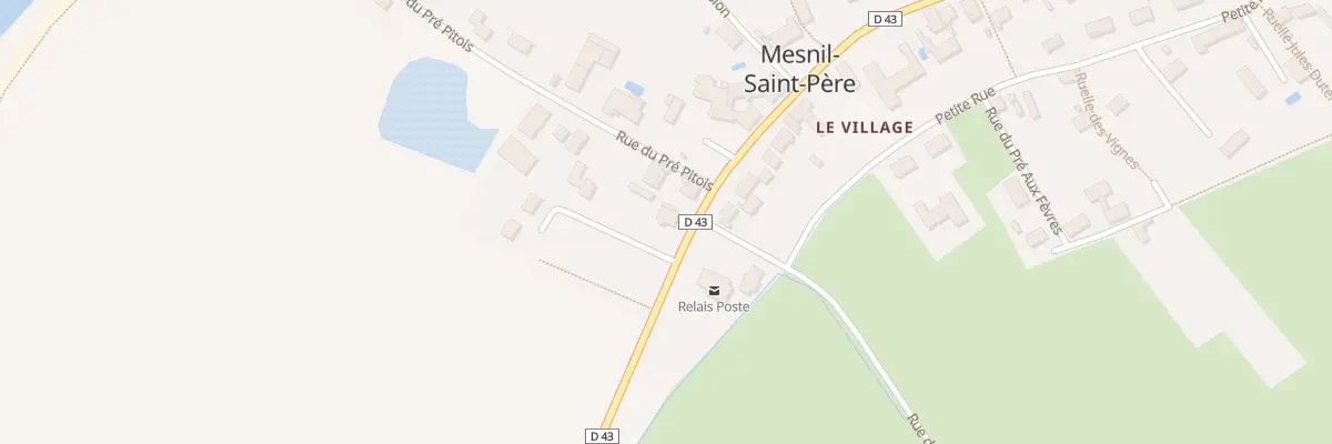 Plan du 1 Rue du 28 Août 1944 à Mesnil-Saint-Père