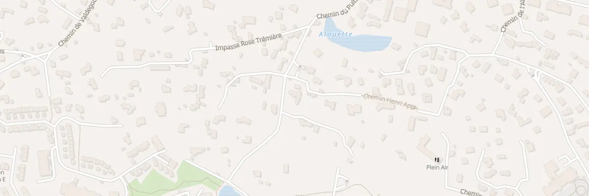 Plan du 21 Che du Puits de Roulle à Nîmes
