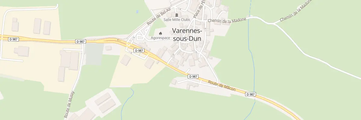 Plan du 2 Rue du Cordonnier à Varennes-sous-Dun