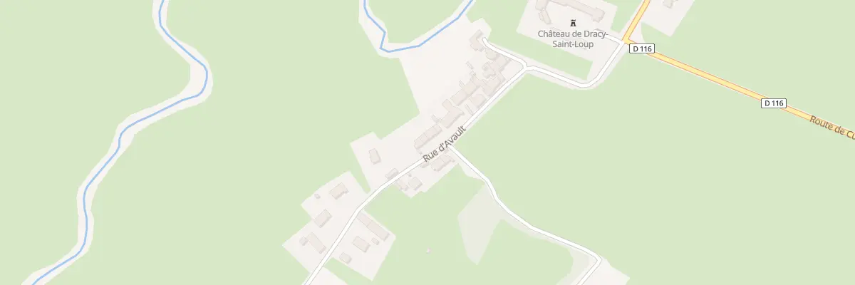 Plan du 22 Rue d’Avault à Dracy-Saint-Loup