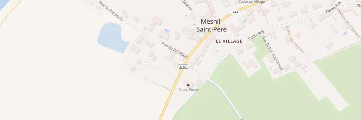 Plan du 3 Rue du 28 Août 1944 à Mesnil-Saint-Père