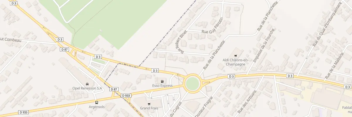 Plan du 38 Rue Robert Binet à Châlons-en-Champagne