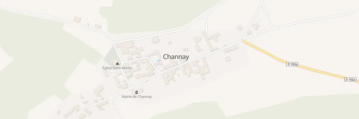 Plan du 11 Rue d’En Bas à Channay