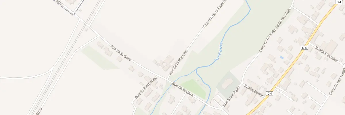 Plan du 10 Rue de la Gare à Écury-sur-Coole