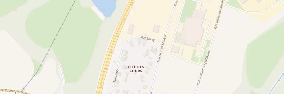 Plan du 9 Rue Darcy à Montceau-les-Mines