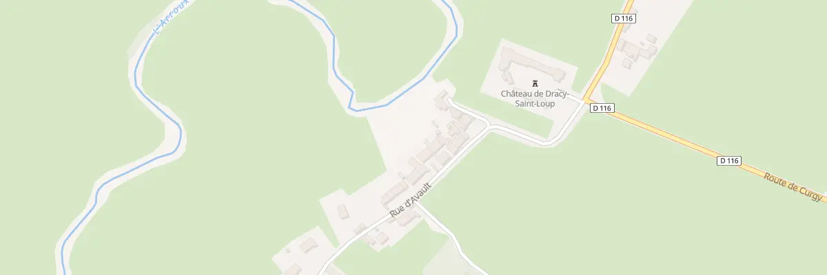 Plan du 16 Rue d’Avault à Dracy-Saint-Loup