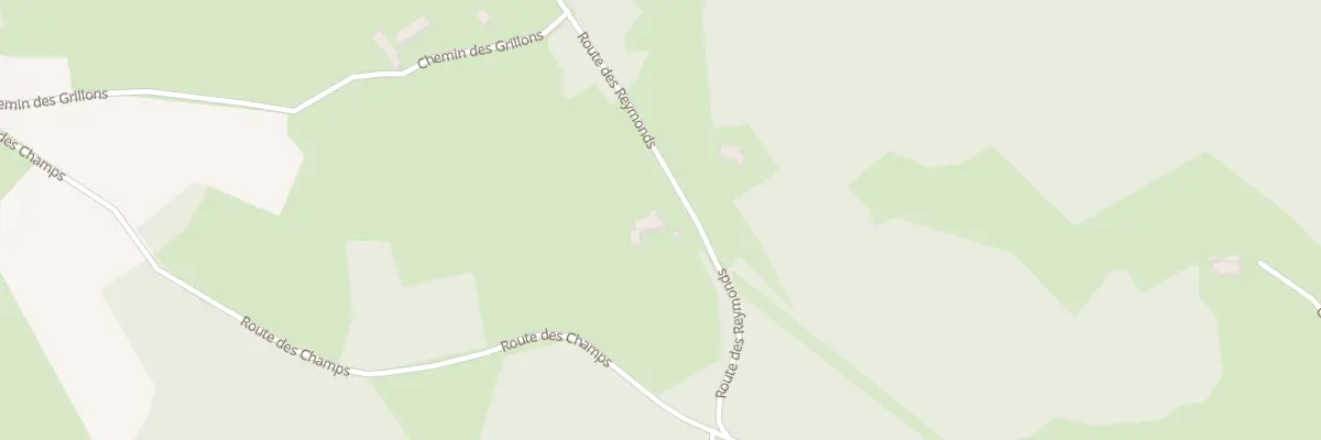 Plan du 1990 Rte des Reymonds à Tence