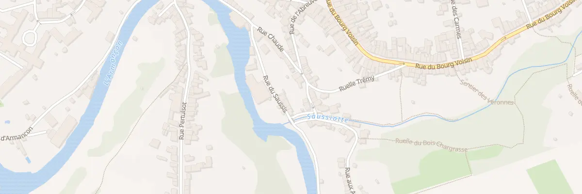 Plan du 3 Rue du Saussis à Semur-en-Auxois