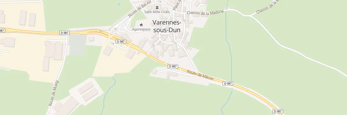 Plan du 1 Rue de la Tour à Varennes-sous-Dun